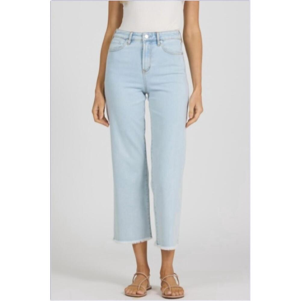 NEW DEAR JOHN DENIM holly cropped jeans in bubble bath